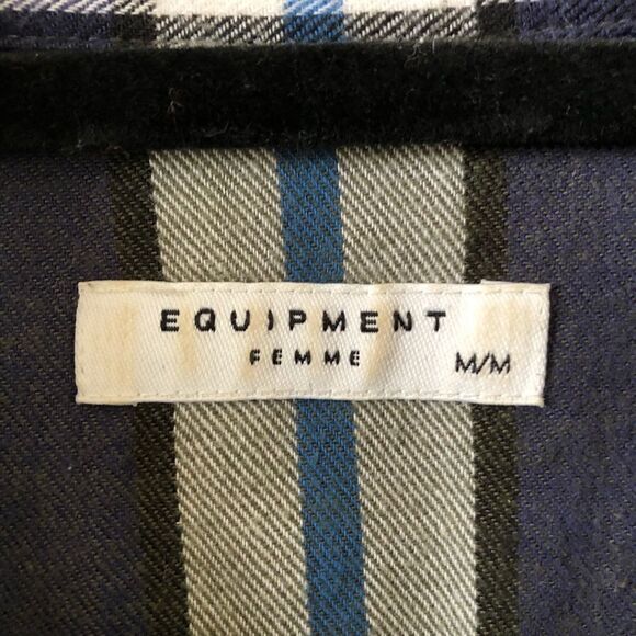 EQUIPMENT Monroe Flannel Shacket (Medium) - Picture 11 of 12